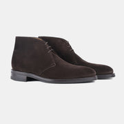 Pimlico Chukka Boot in Suede - Dark Brown