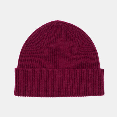 Clyde Wool Hat in Bordeaux
