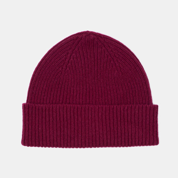 Clyde Wool Hat in Bordeaux