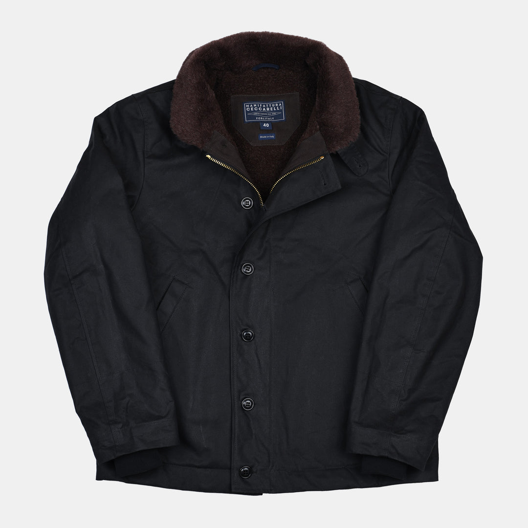 ジャケット・アウター COOR Waxed Cotton Washed Deck Bomber ジャケット・アウター COOR Waxed Cotton Washed Deck Bomber