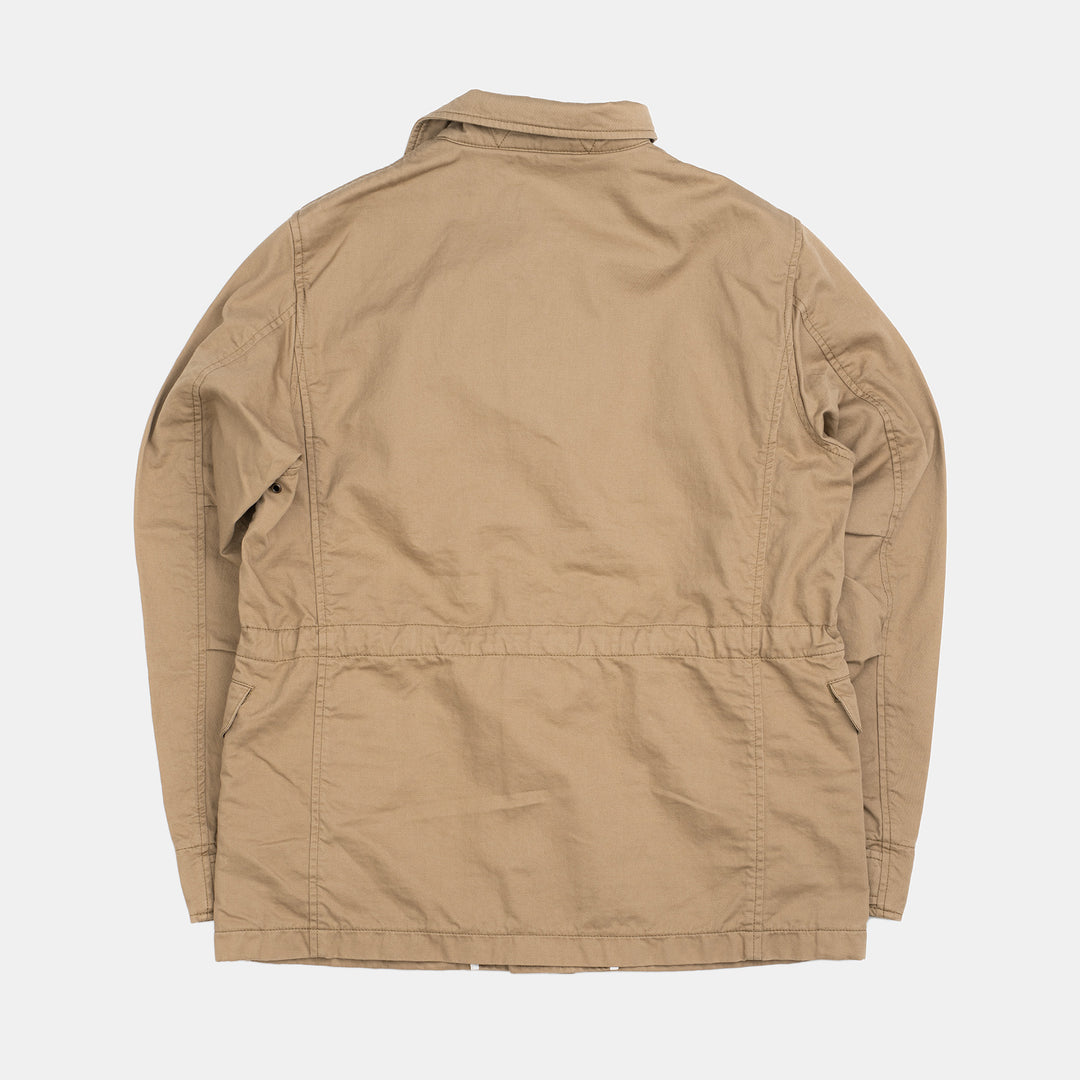 Field Jacket in Cotton - Camel – Caine Clothiers