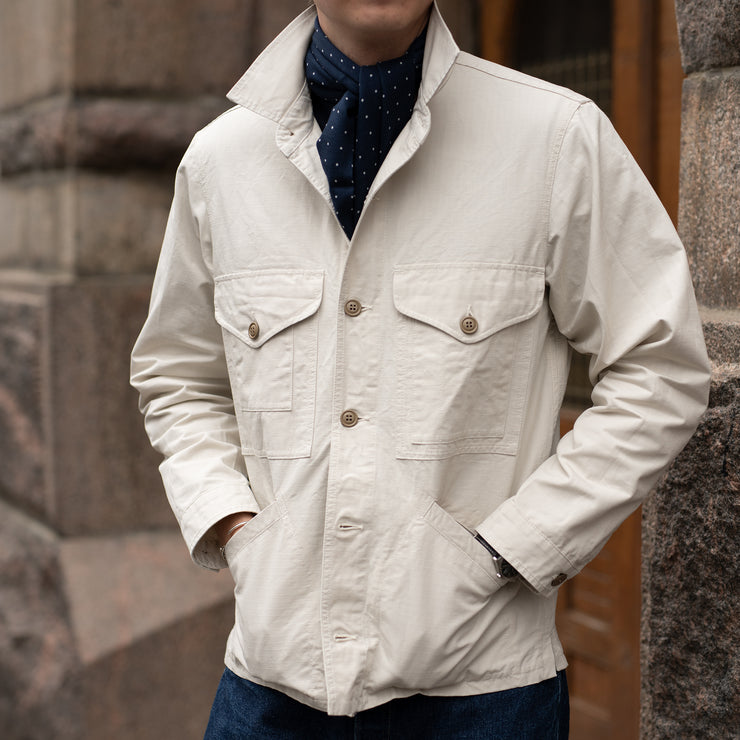 Original Cruiser Jacket in Cotton Rip Stop - Ice