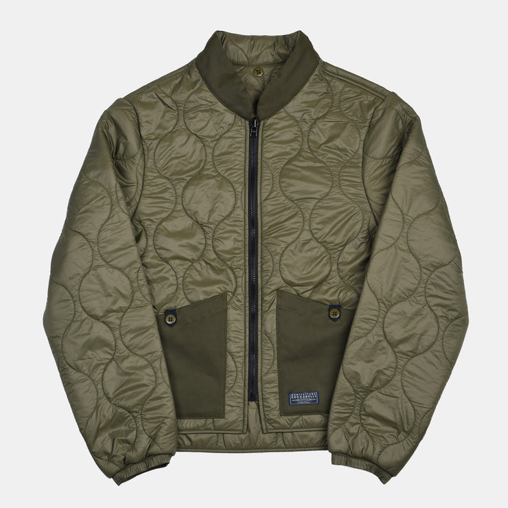 Quilted Liner / Jacket – Olive