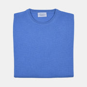 Crewneck in Cashmere - Azzurro
