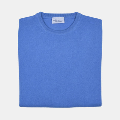 Crewneck in Cashmere - Azzurro