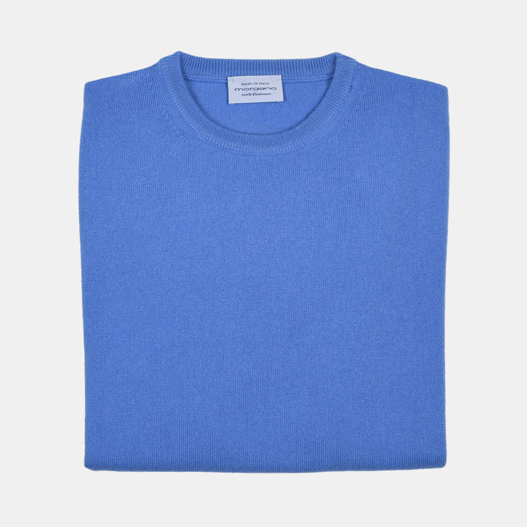 Crewneck in Cashmere - Azzurro