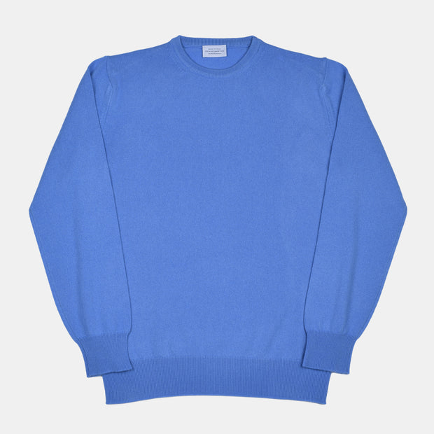 Crewneck in Cashmere - Azzurro