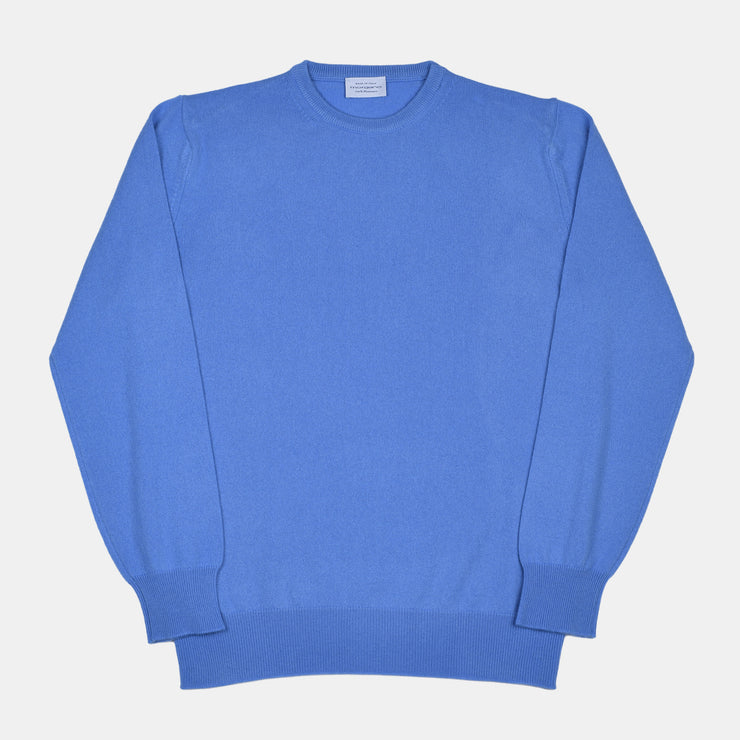 Crewneck in Cashmere - Azzurro
