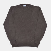 Crewneck in Cashmere - Castagna