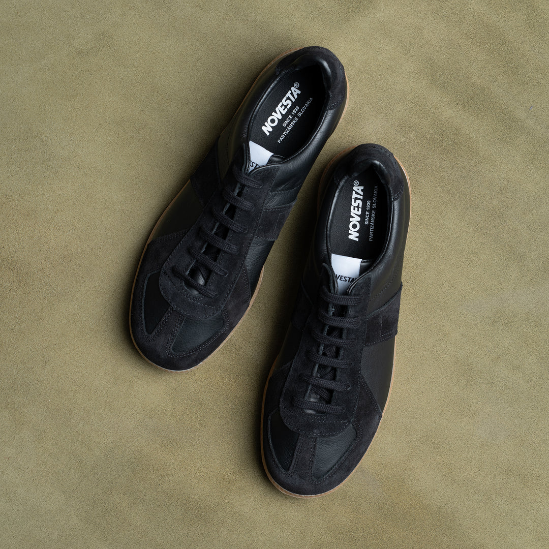 German Army Trainer - Black / Transparent – Caine Clothiers