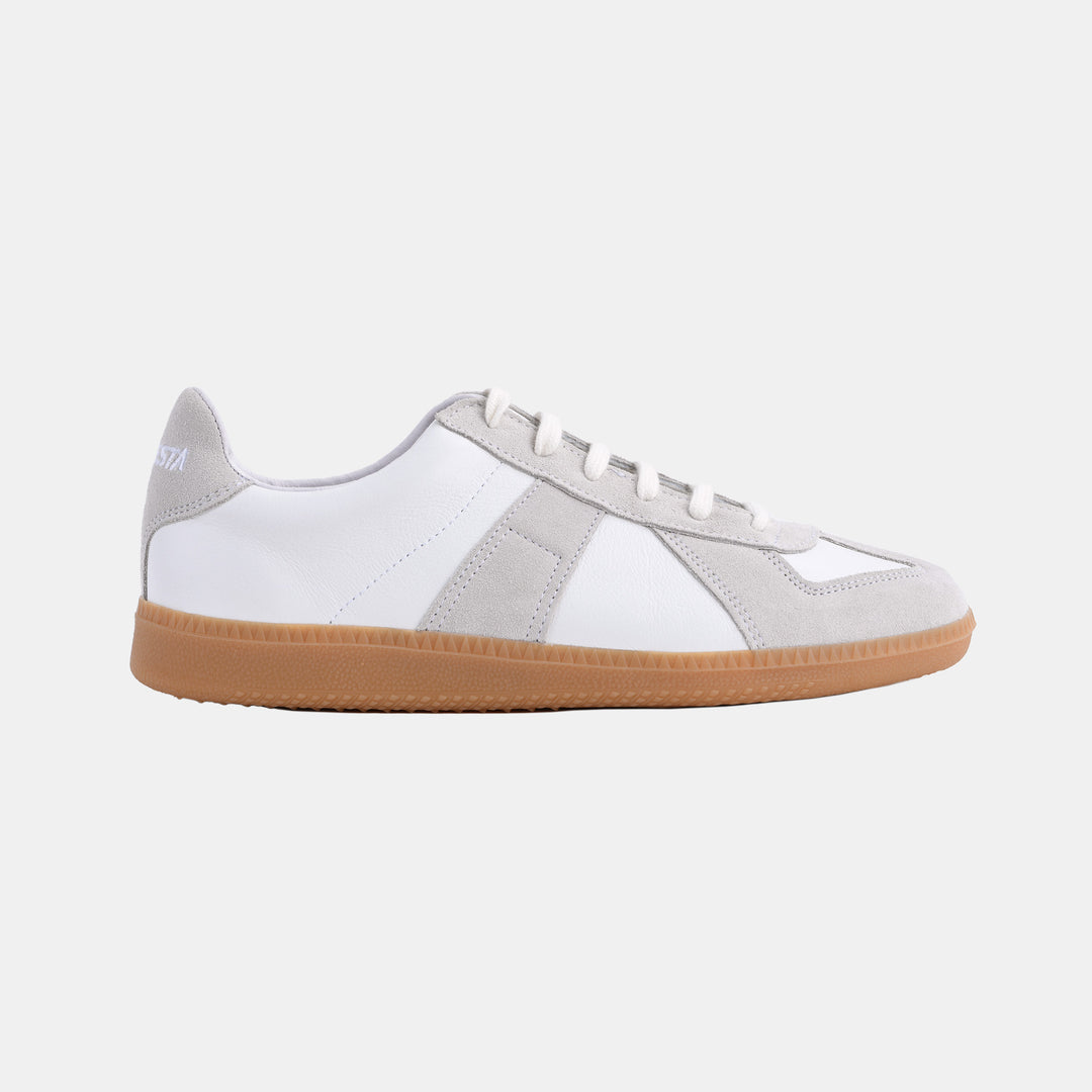 German Army Trainer - White / Transparent – Caine Clothiers