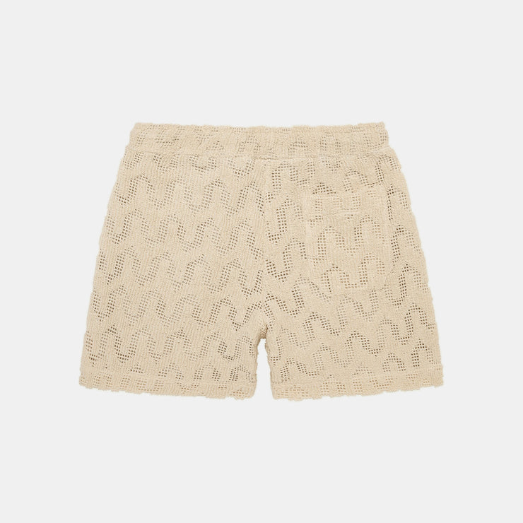 Atlas Crochet Shorts - Natural