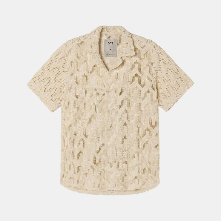 Atlas Cuba Crochet Shirt - Natural