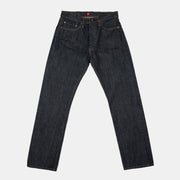 Model 710 - Japanese Selvedge Denim One Wash - Ghost Black