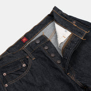 Model 710 - Japanese Selvedge Denim One Wash - Ghost Black