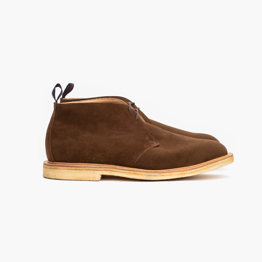 Bertie chukka boot in snuff suede – Caine Clothiers