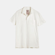 Terry Polo Shirt - White