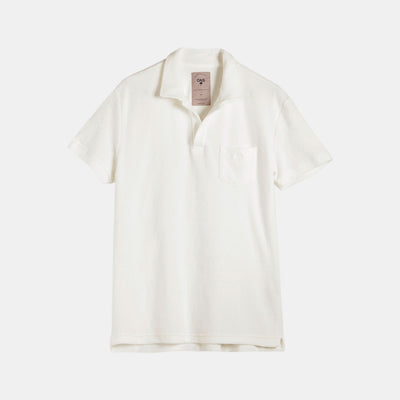 Terry Polo Shirt - White