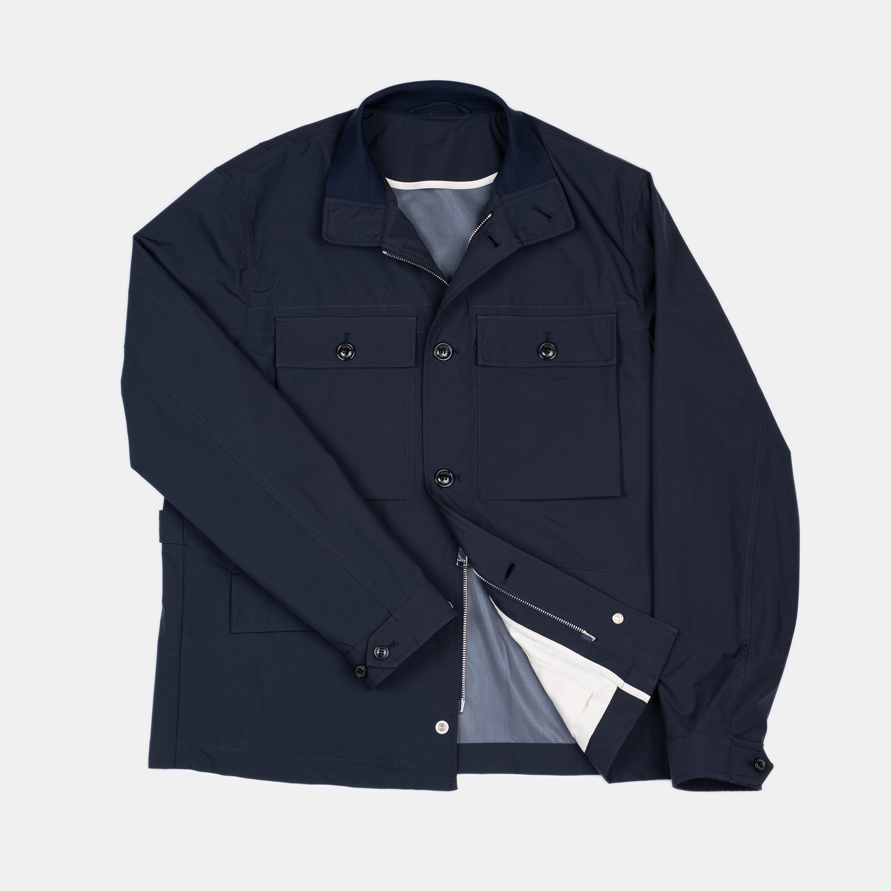 Harry Technical Field Jacket - Navy – Caine Clothiers