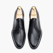 Split toe derby in Black calf