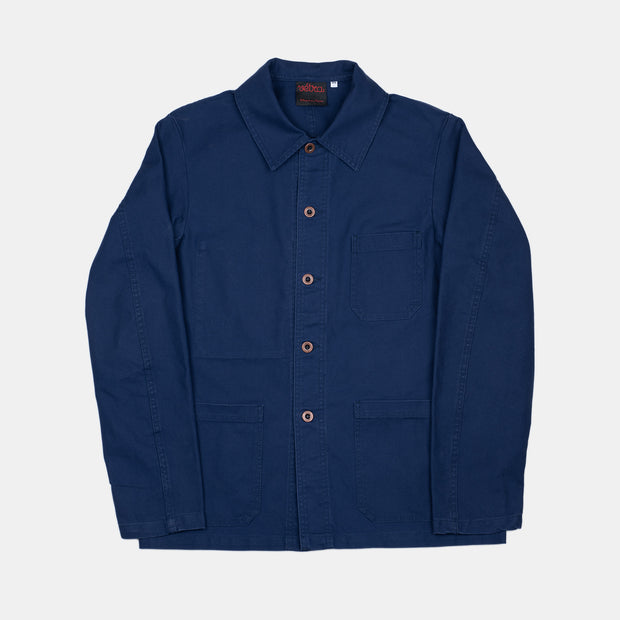 Workwear Jacket in Twill Cotton - Navy