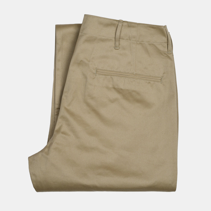02045● CALEE WEST POINT DAMAGE CHINO Lot. 1082 West Point Chinos - Beige – Caine Clothiers
