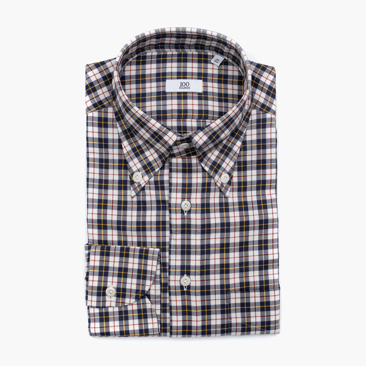 Buttondown Shirt in Checked Soft twill