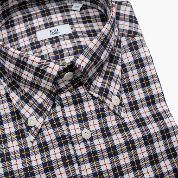 Buttondown Shirt in Checked Soft twill
