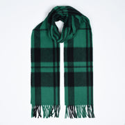 Lambswool-Angora Shamrock - Green / Black