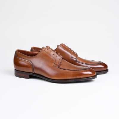 Balfour Split Toe Derby in Tan Antique Calf