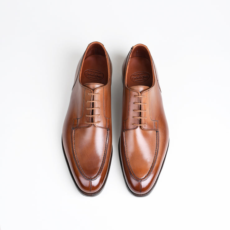 Balfour Split Toe Derby in Tan Antique Calf