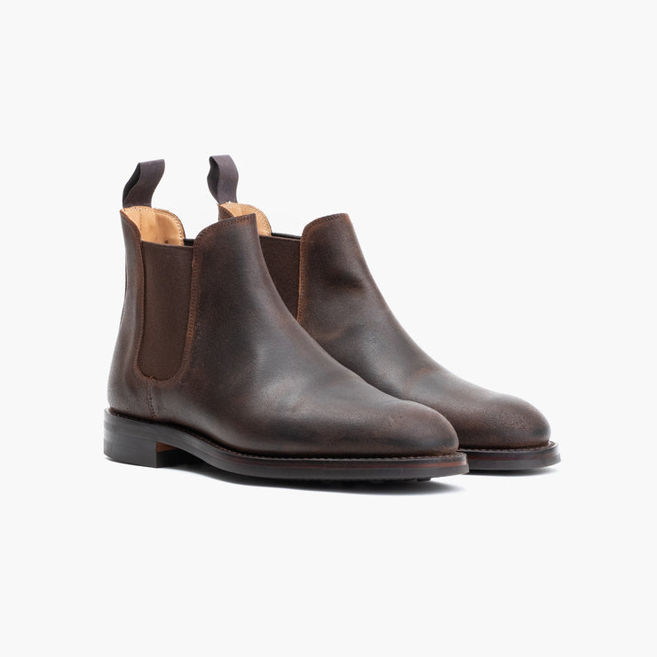 Chelsea 5 in Dark Brown Roughout Suede