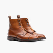 Coniston Derby Boot in Tan Scotch Grain
