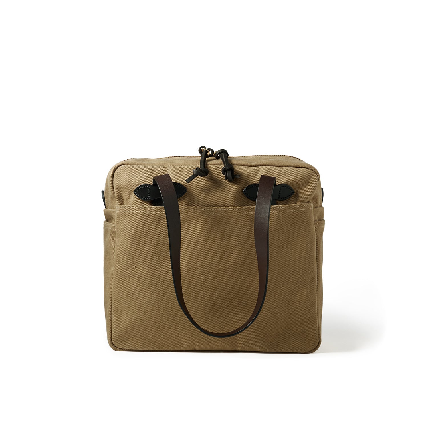 Filson Rugged Twill Tote Bag With Zipper - Tan – Caine Clothiers
