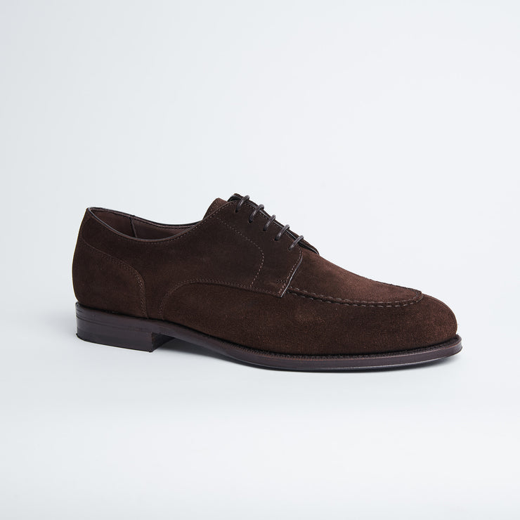 Split Toe Derby 4558 in Dark Brown Oil Suede