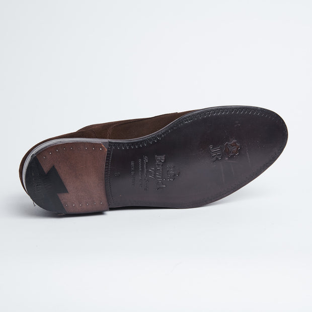 Split Toe Derby 4558 in Dark Brown Oil Suede