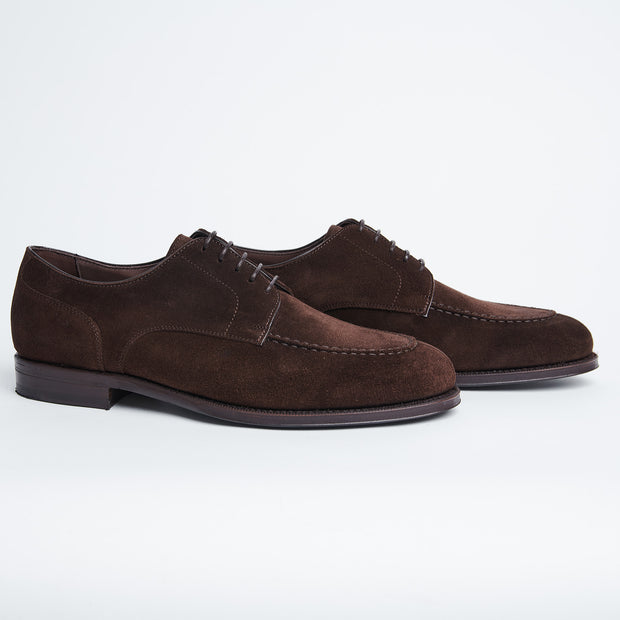 Split Toe Derby 4558 in Dark Brown Oil Suede