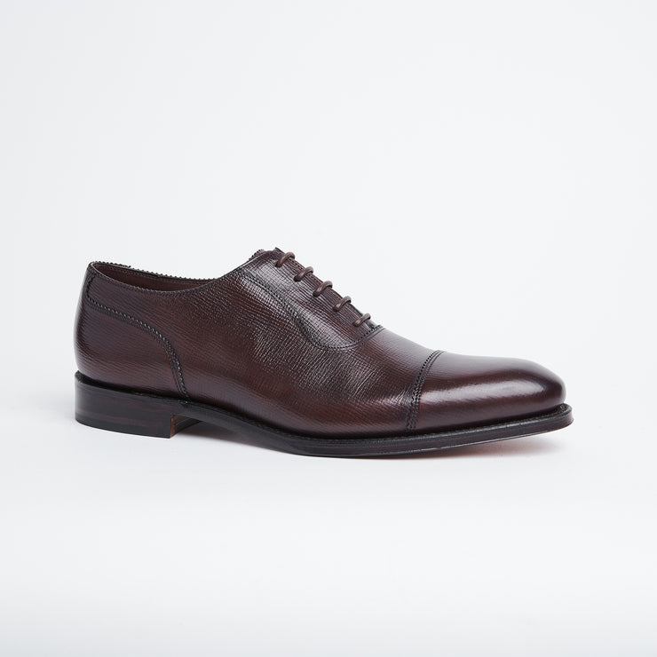 Evans Adelaide Oxford in Hatch Grain Calf