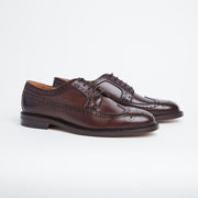 Longwing Derby 4550 in Dark Brown Calf JR-soles