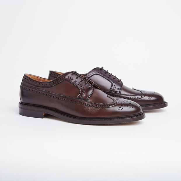 Longwing Derby 4550 in Dark Brown Calf JR-soles