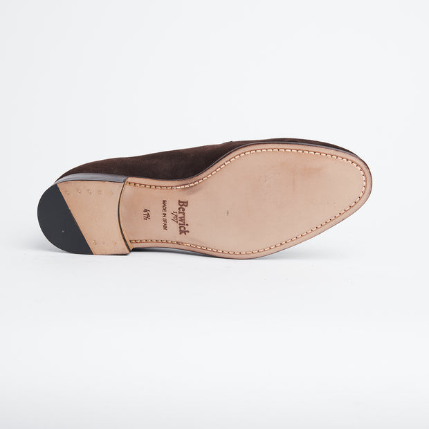 Belgian Loafer 4950 in Dark Brown Suede