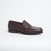 Penny Loafer 80578 in Brown Scotch Grain