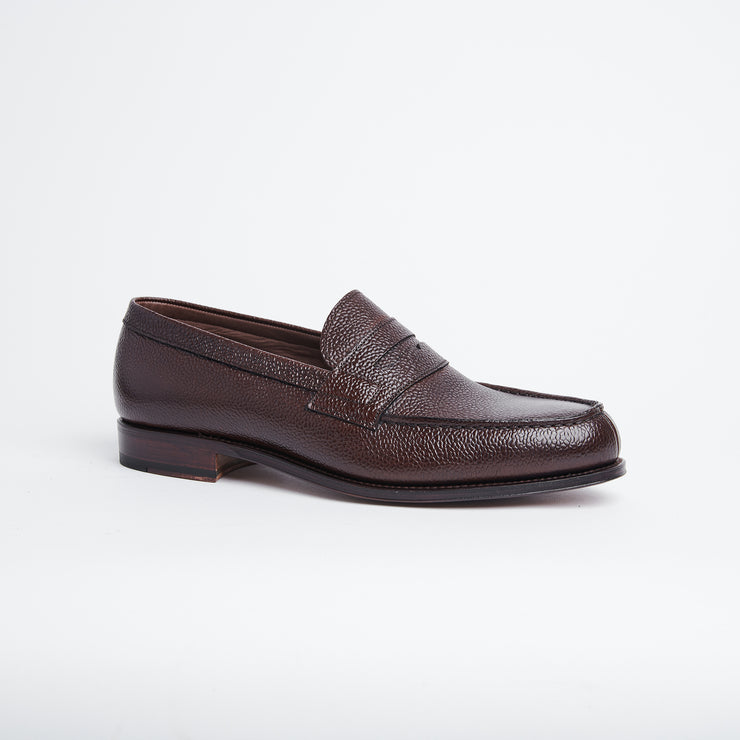 Penny Loafer 80578 in Brown Scotch Grain