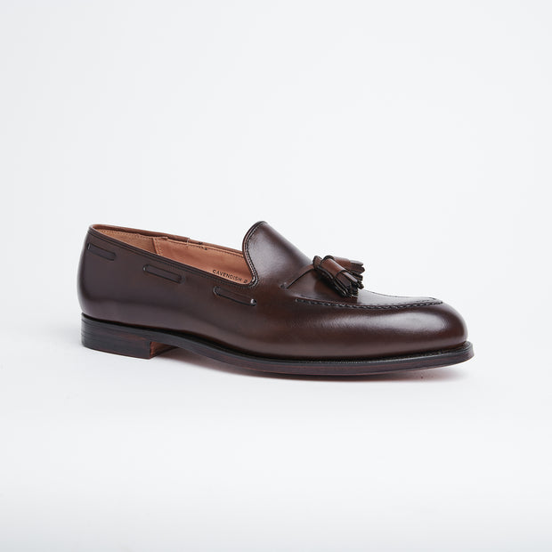 Cavendish Tassel Loafer in Burnished Calf