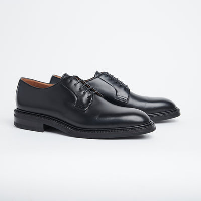 Plain Toe Derby 531 in Black Calf