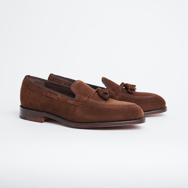 Russell Tassel Loafer in Polo Suede