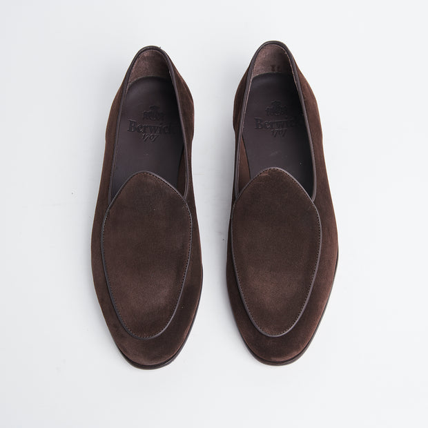 Belgian Loafer 4950 in Dark Brown Suede