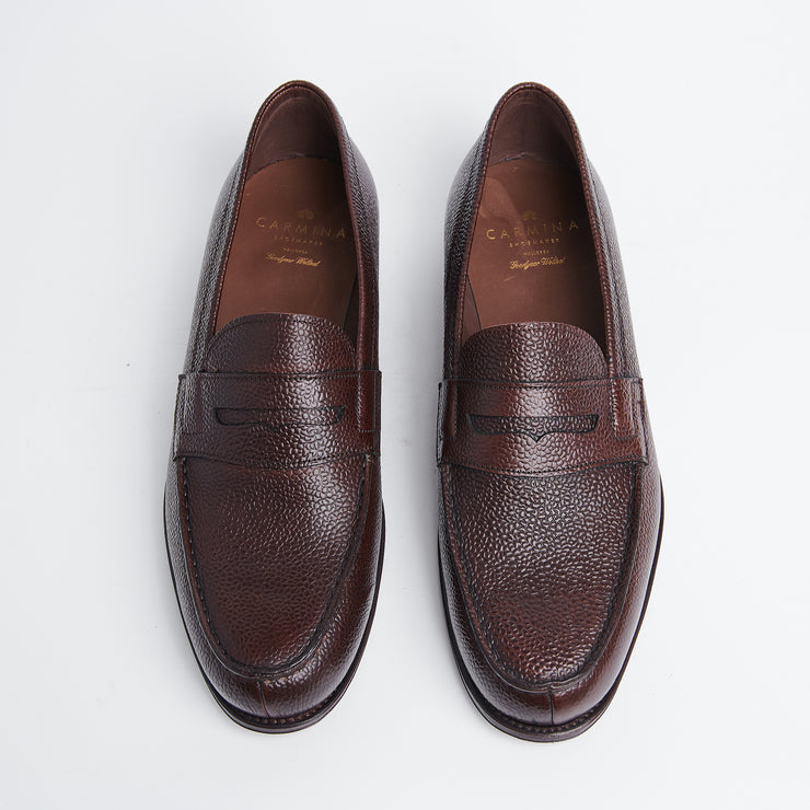 Penny Loafer 80578 in Brown Scotch Grain