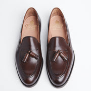 Cavendish Tassel Loafer in Burnished Calf