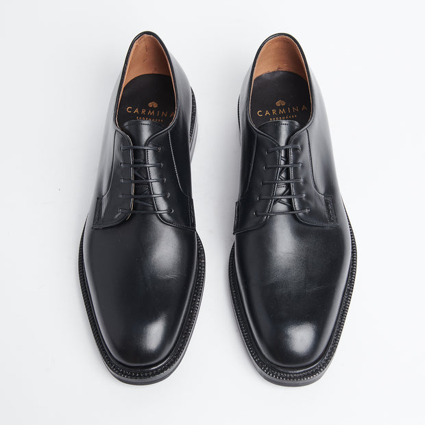 Plain Toe Derby 531 in Black Calf